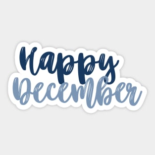 Happy December Sticker